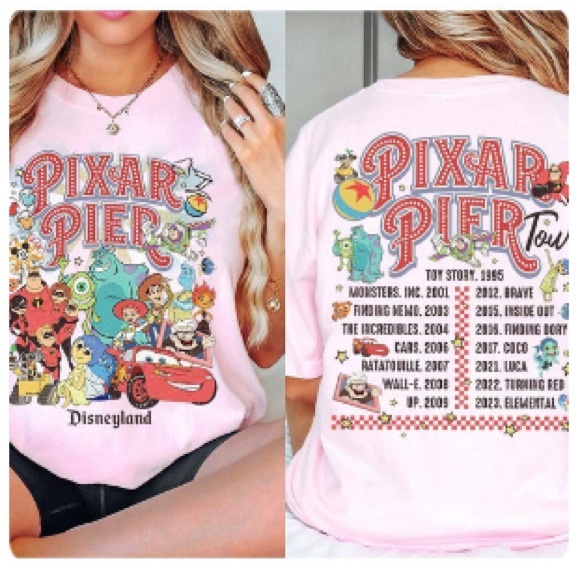Gildan Tops - Pixar  Pier Disneyland T shirt